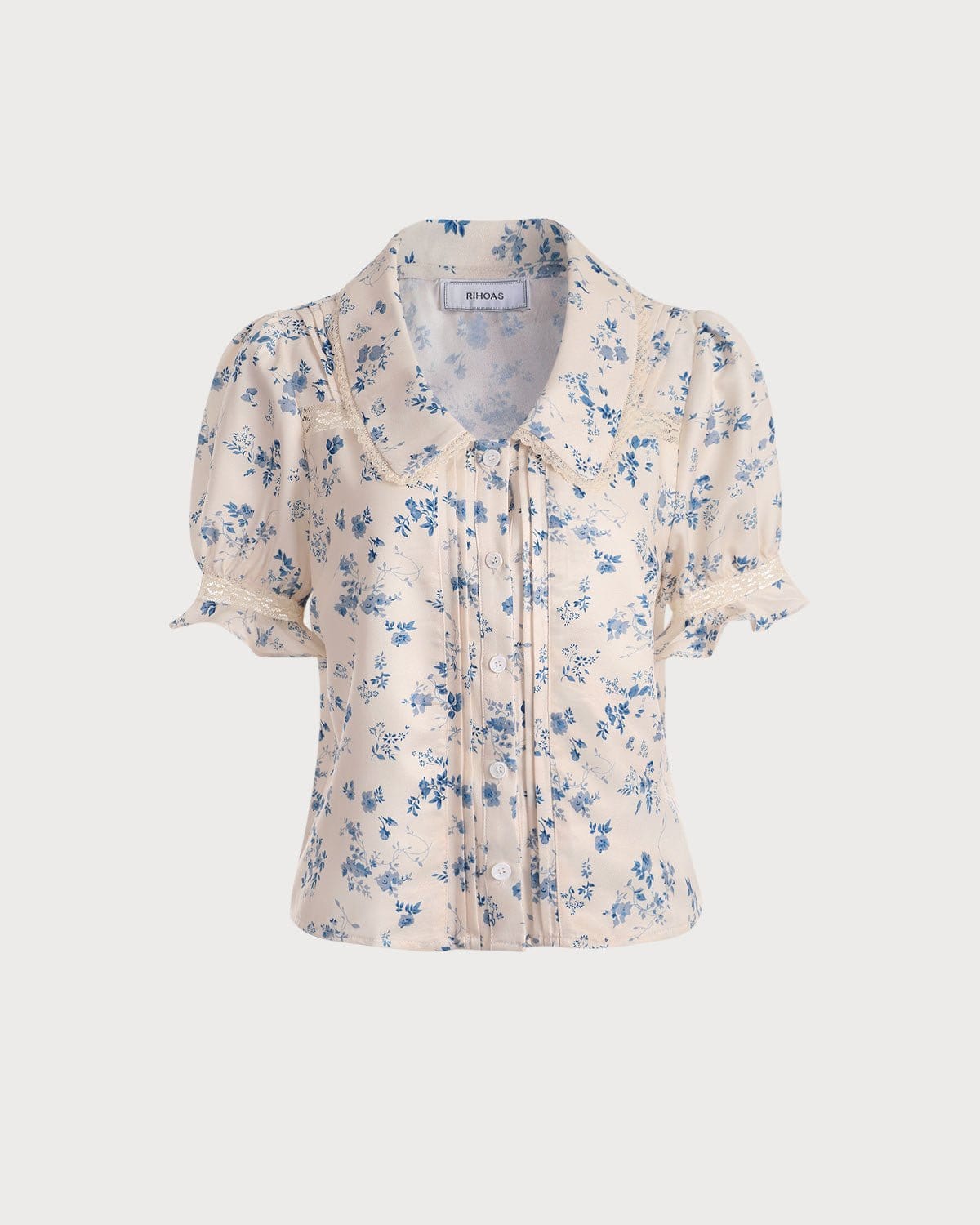 Élodie™ - Blouse Florale Élégante