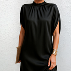 Virelle™ - Robe Noire Élancée