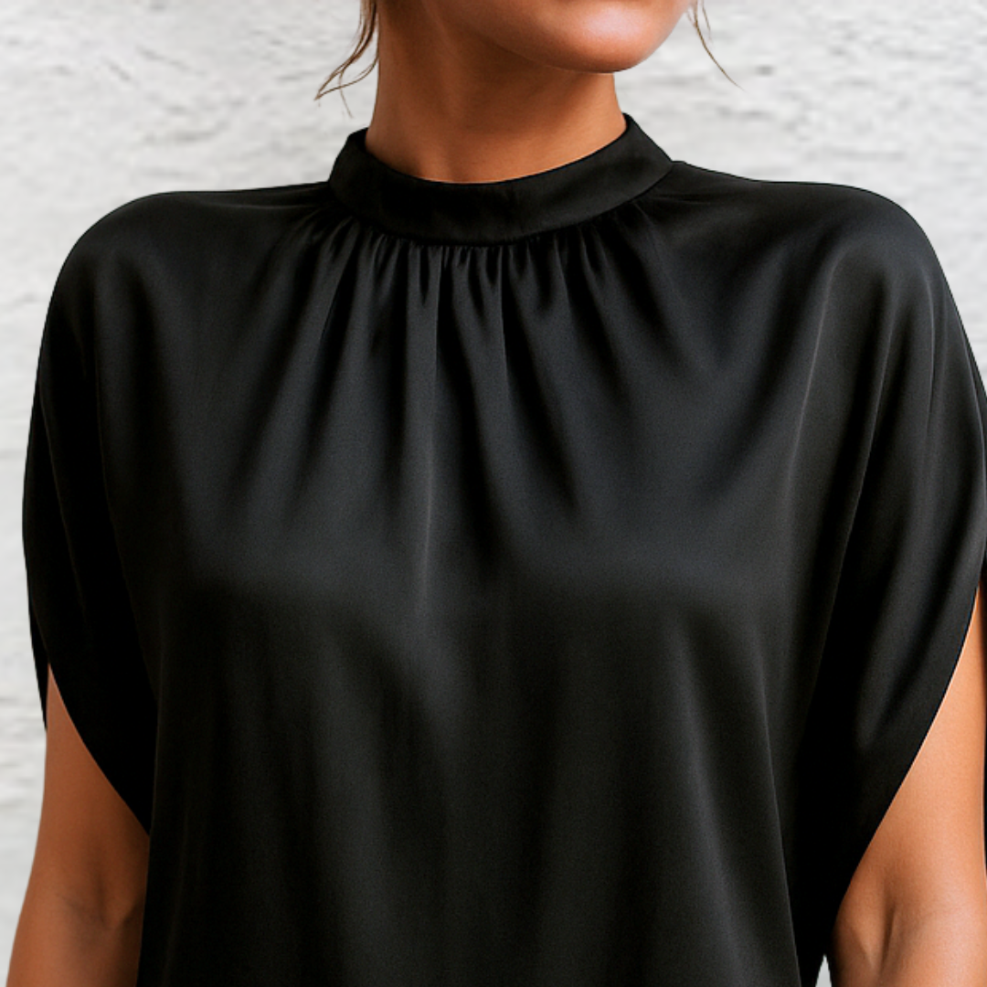 Virelle™ - Robe Noire Élancée