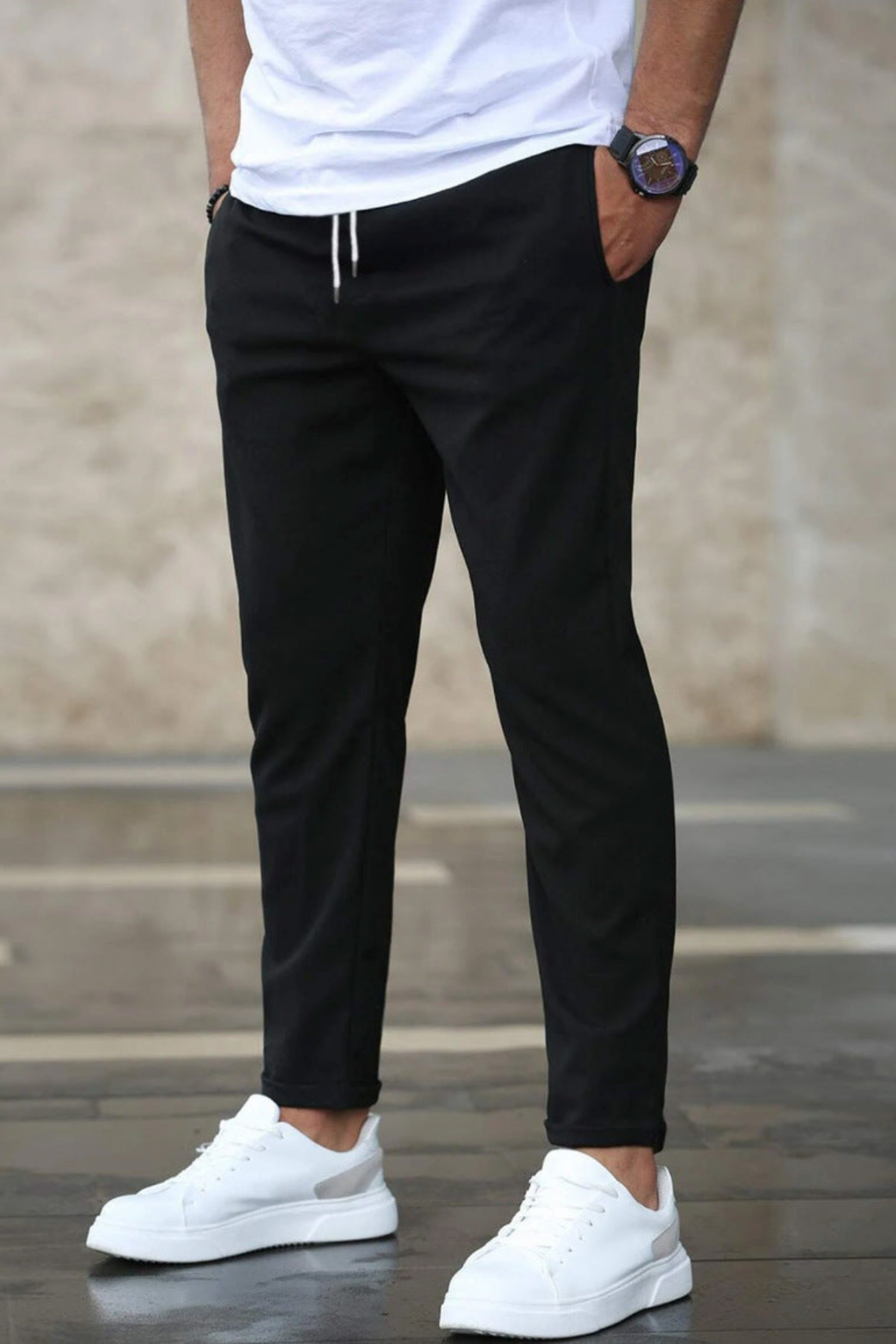Valerion Ligne | pantalon jogging ajusté à cordon