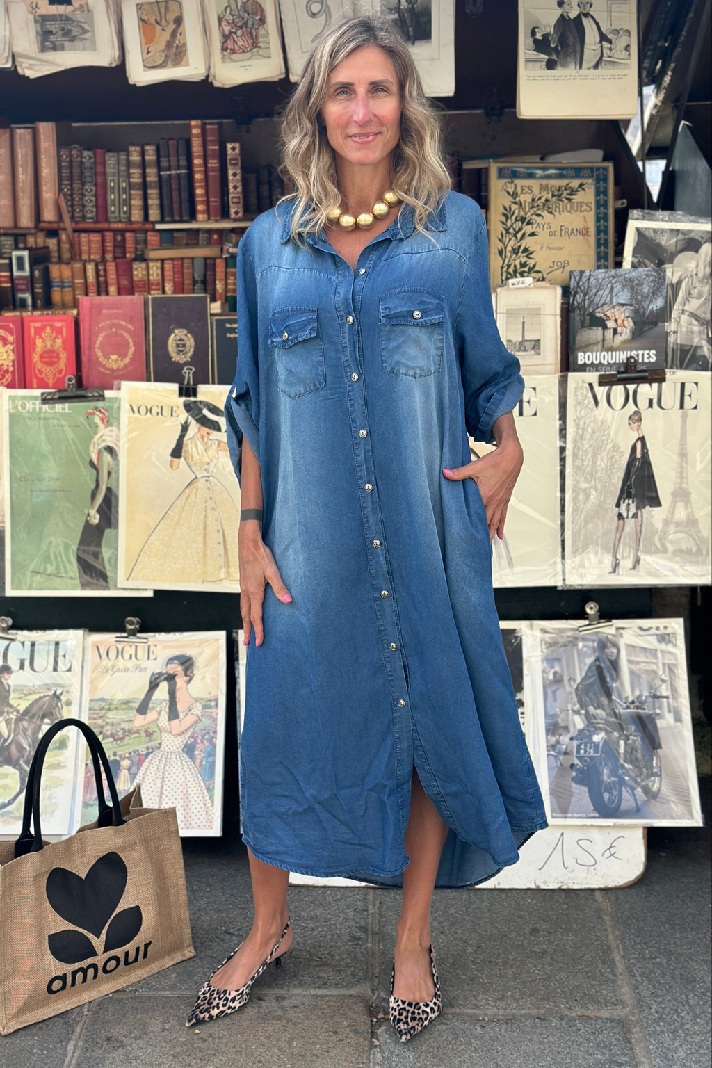 Céliane | Robe Tencel Saint-Tropez
