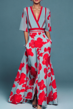 Julie™ – Robe portefeuille fleurie