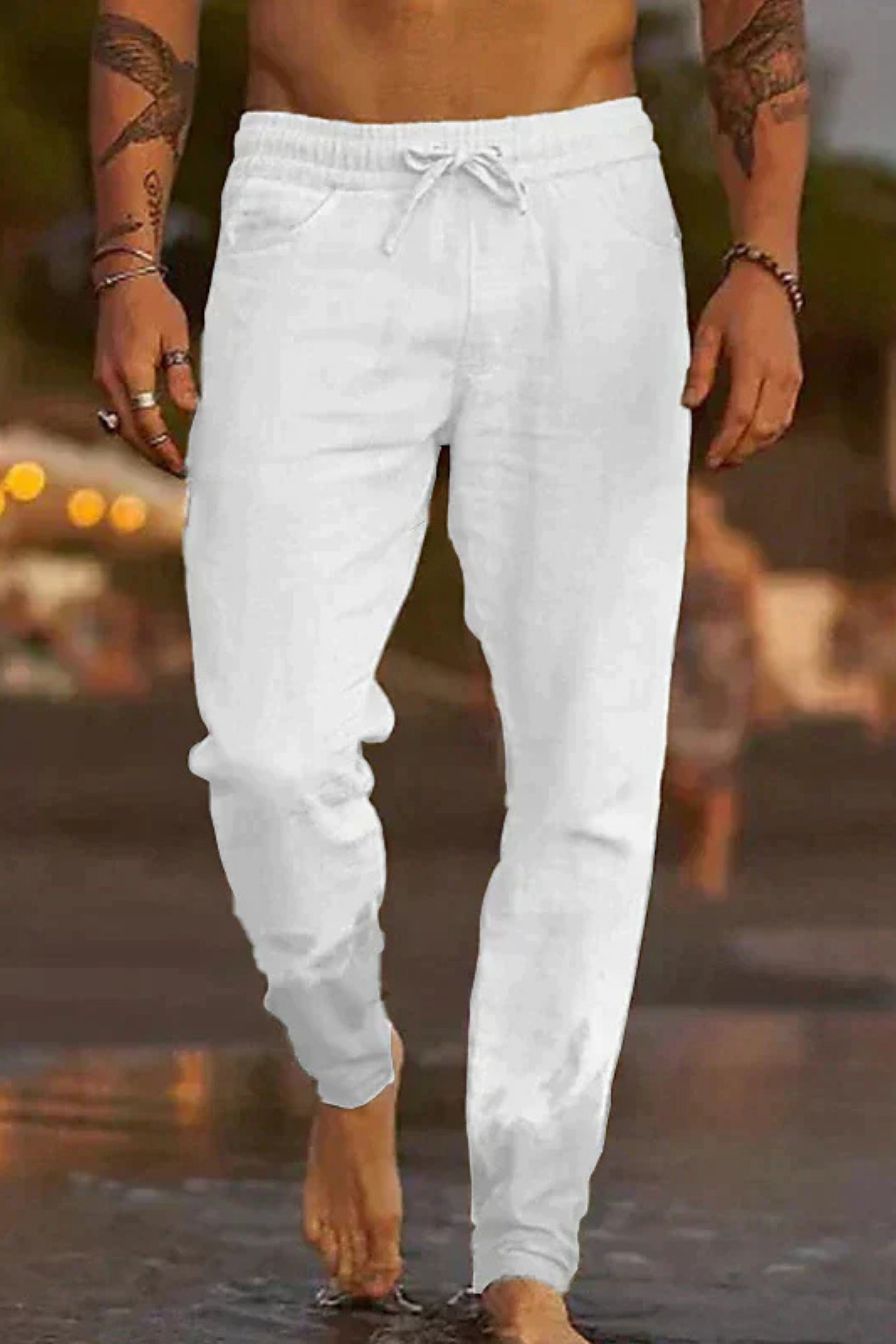 Aurelion Solace | pantalon à cordon de serrage