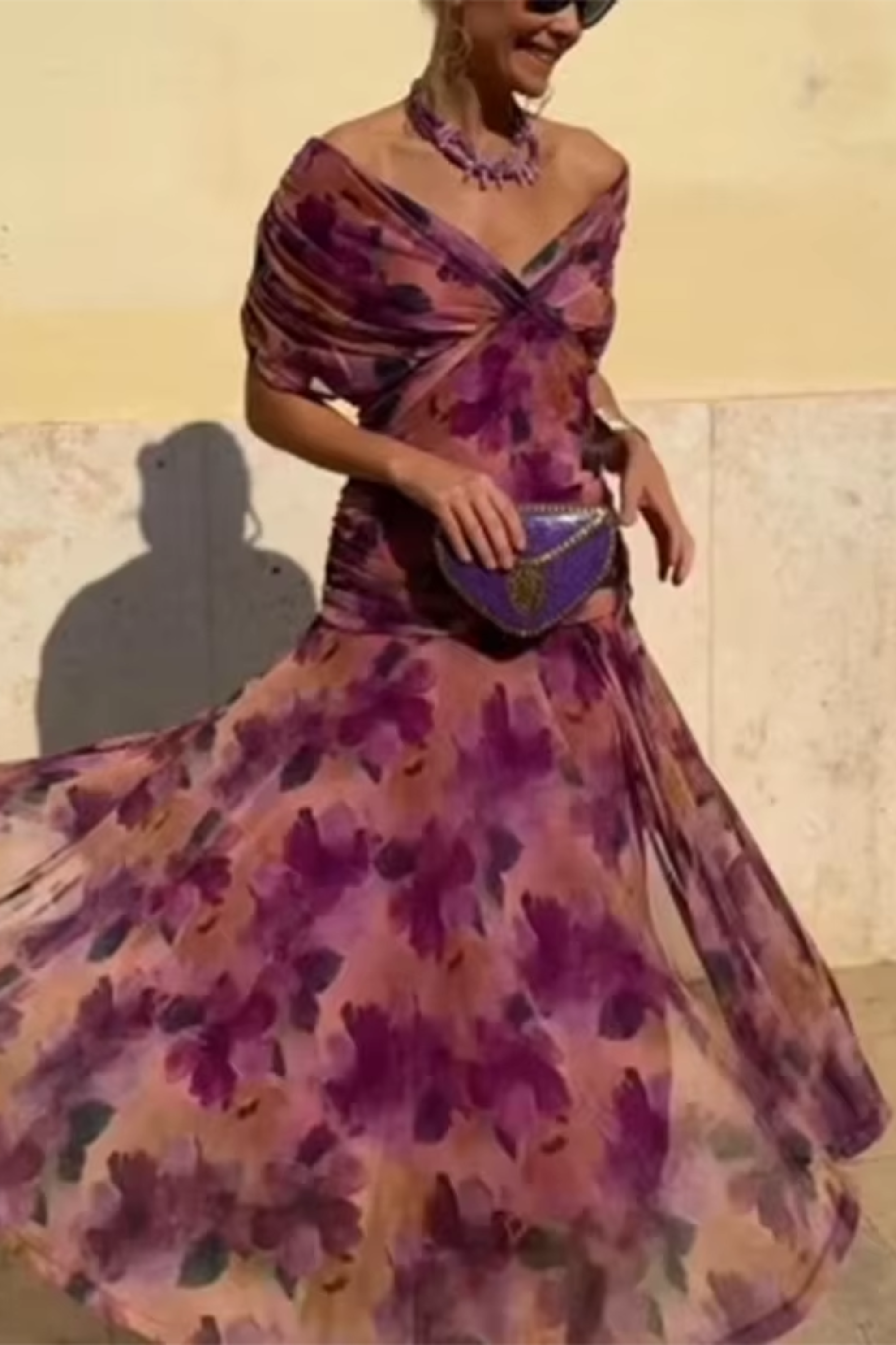 Élora™ - Maxi chic à col V