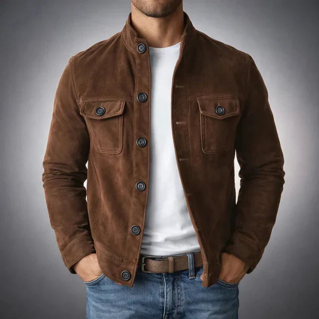 Adrien™ – Veste en daim Oltrarno