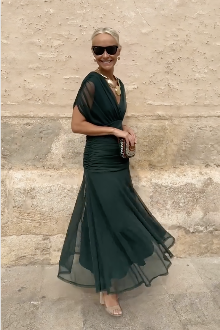 Élora™ - Maxi chic à col V