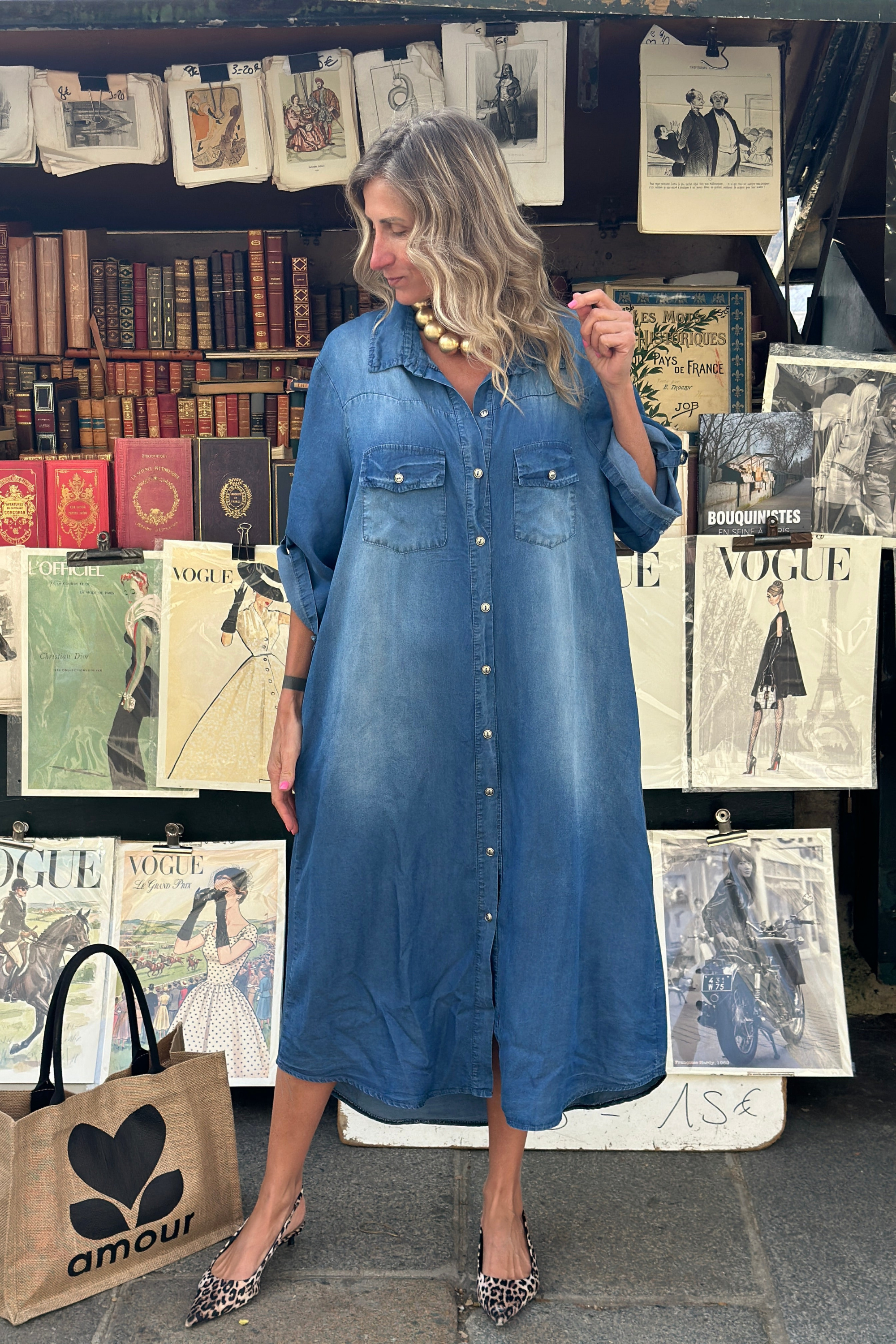 Céliane | Robe Tencel Saint-Tropez