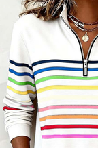 Marie | Pull en maille à rayures