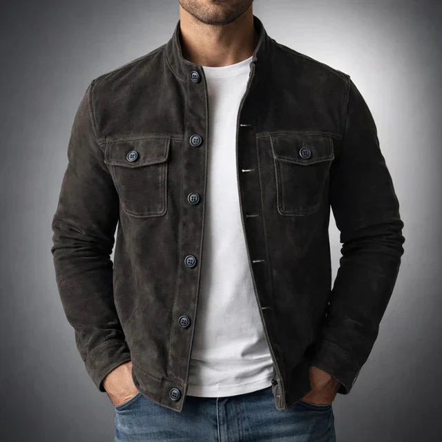 Adrien™ – Veste en daim Oltrarno