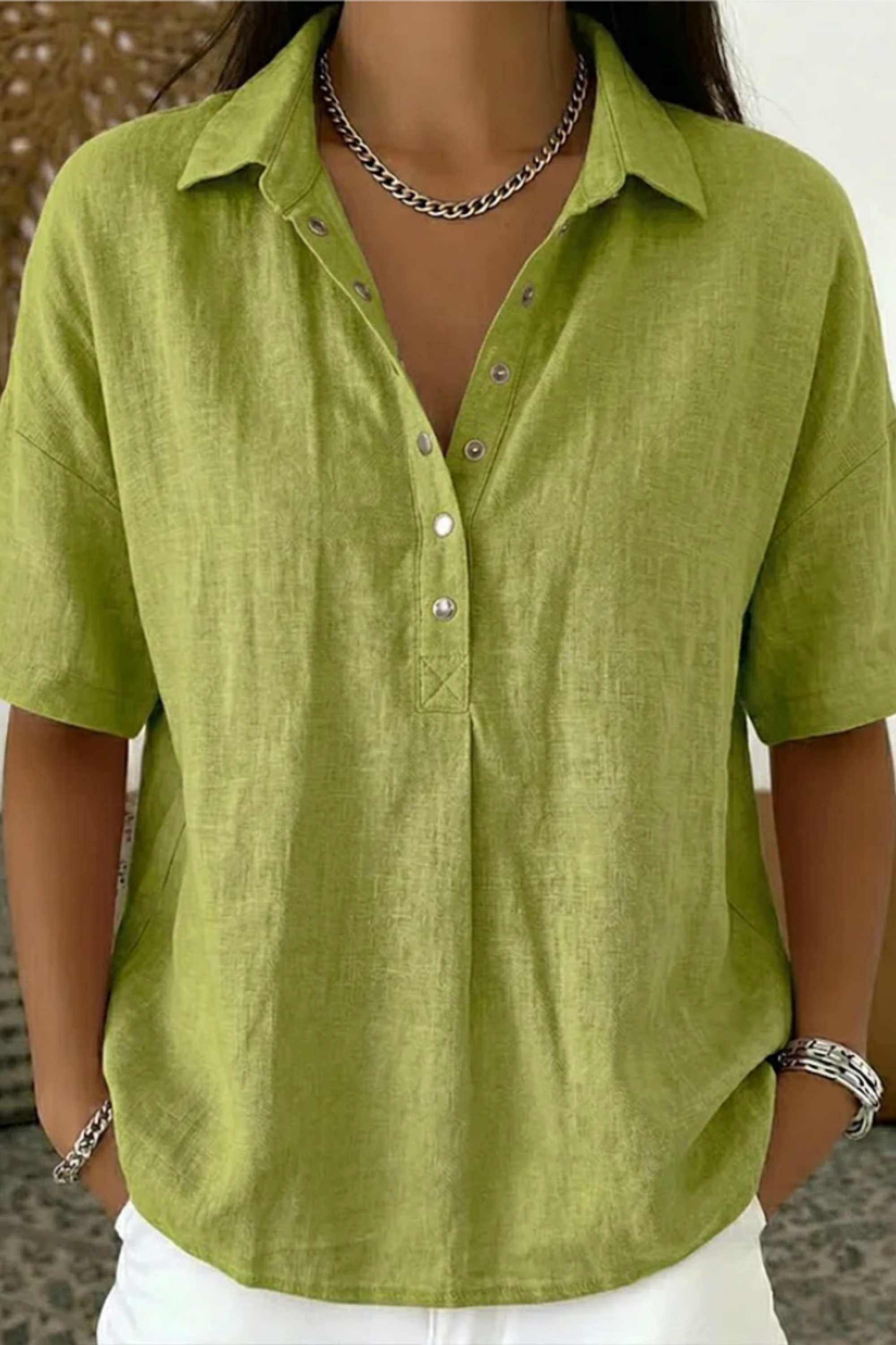 Mirel Ligne | à boutons pression blouse