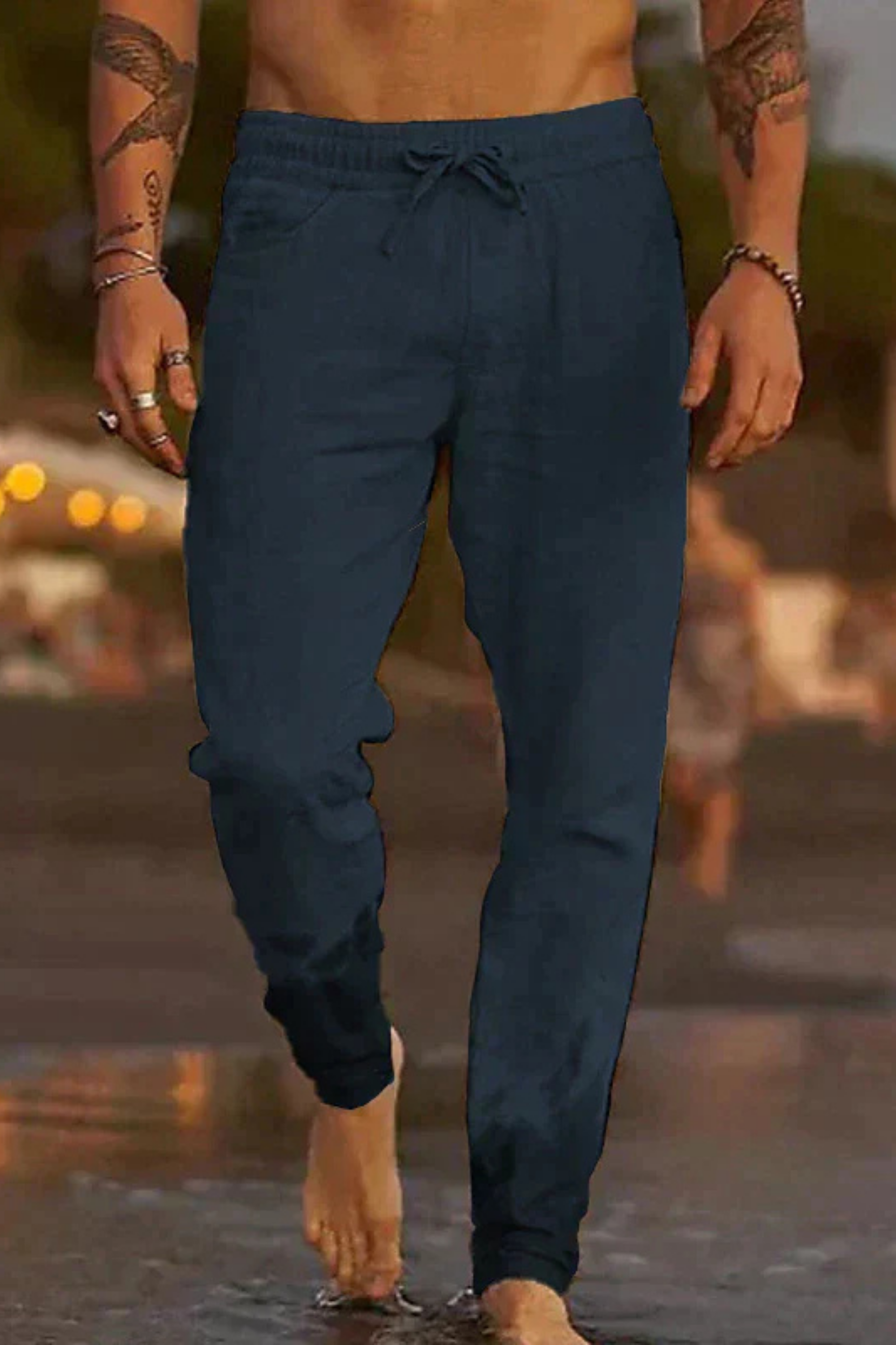 Aurelion Solace | pantalon à cordon de serrage
