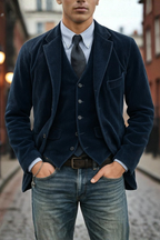 Lorenzio™ - Ensemble blazer avec gilet