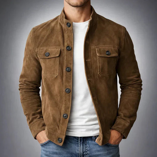 Adrien™ – Veste en daim Oltrarno