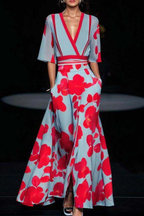 Julie™ – Robe portefeuille fleurie