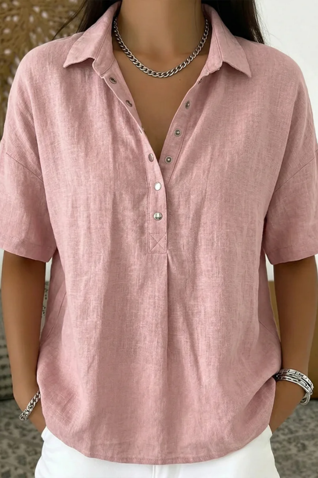Mirel Ligne | à boutons pression blouse (Offre spéciale : 1 + 1)