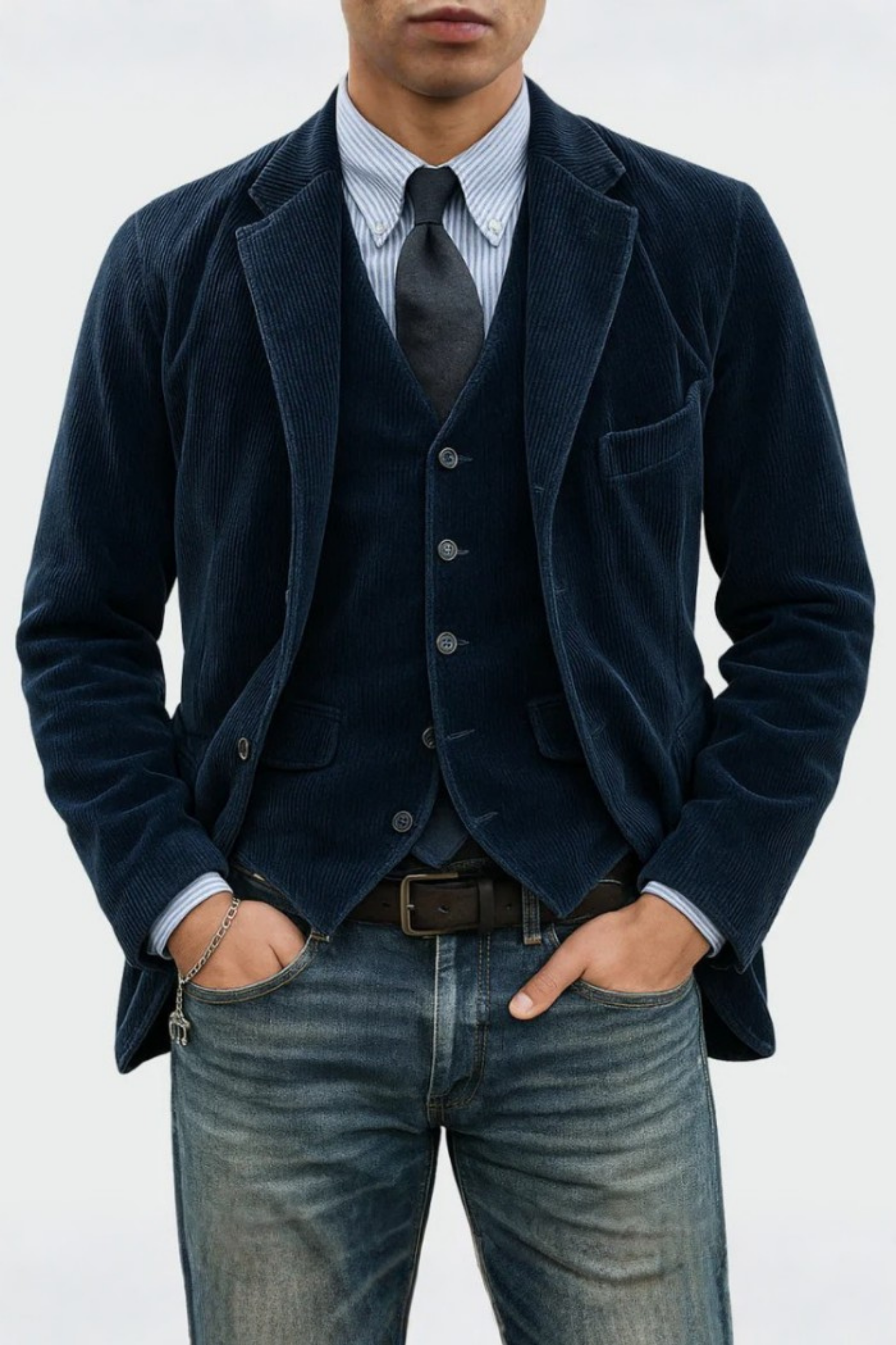 Lorenzio™ - Ensemble blazer avec gilet