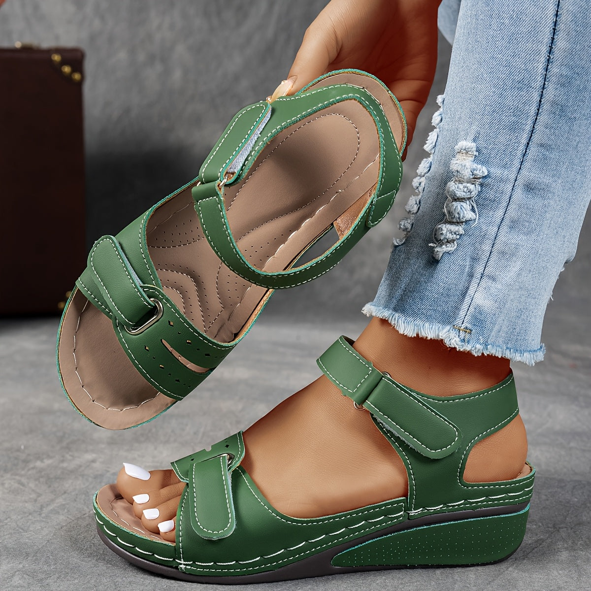 Élina™ - Sandale Orthopédique Élégante
