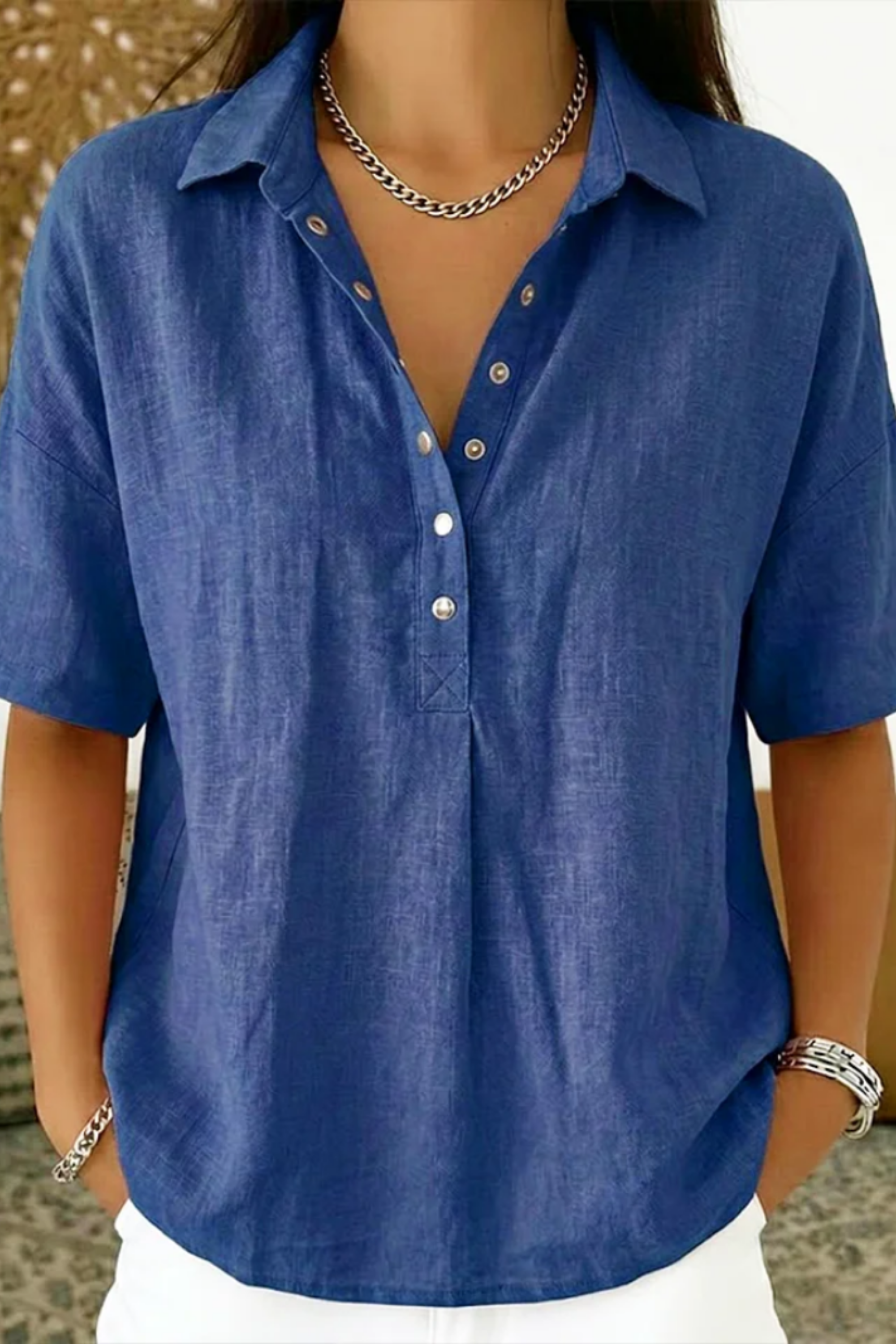 Mirel Ligne | à boutons pression blouse