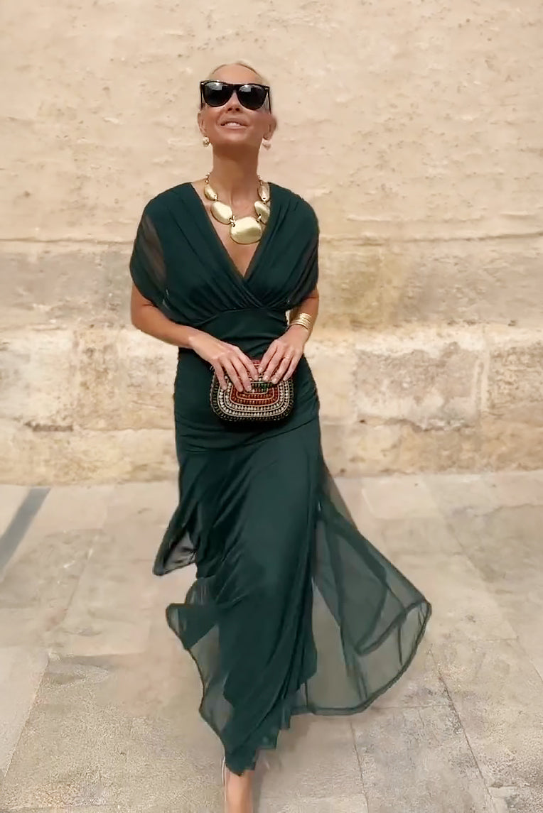 Élora™ - Maxi chic à col V