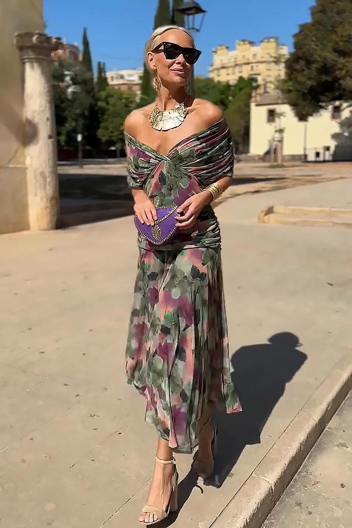 Élora™ - Maxi chic à col V