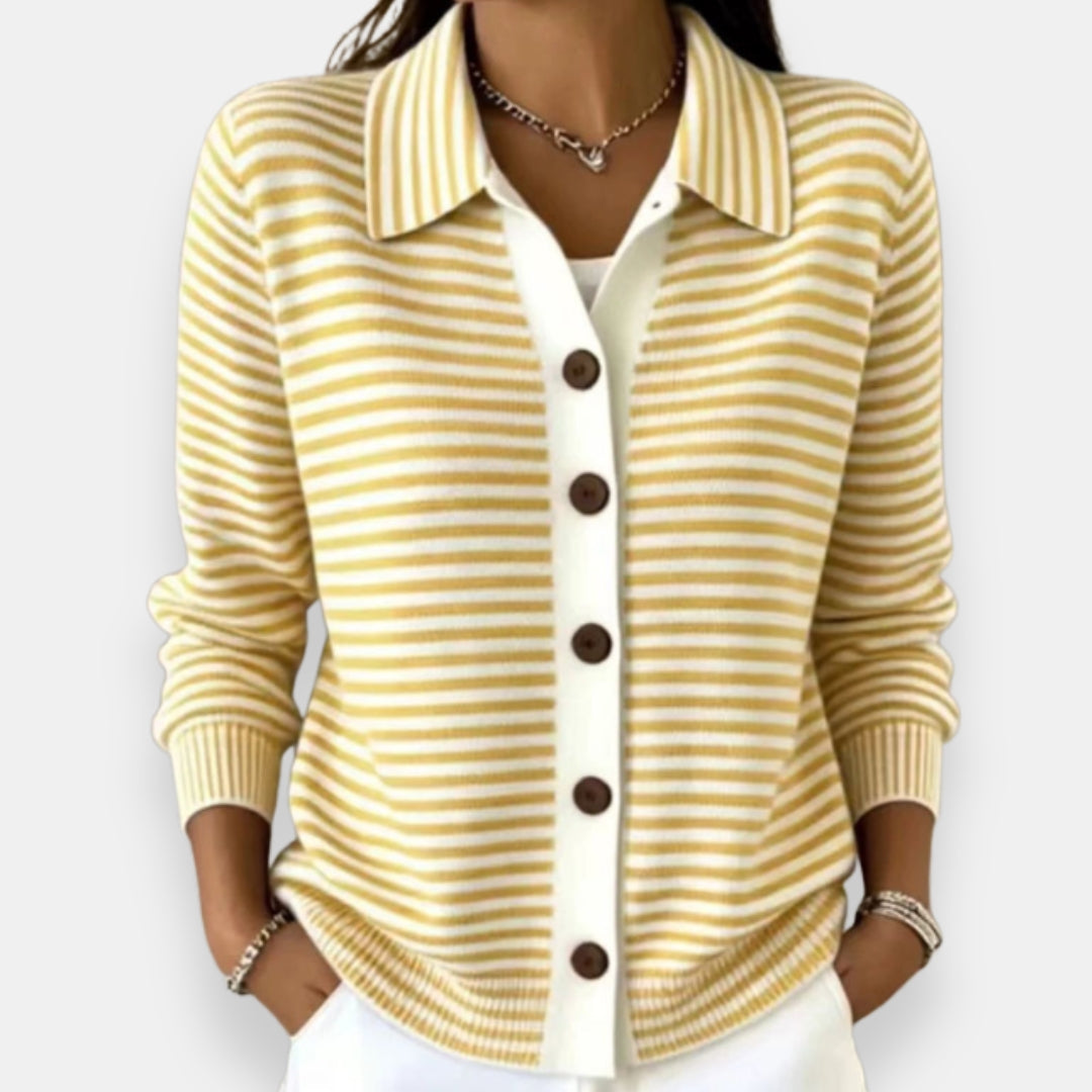 Nola™ - Eleganter Streifen-Cardigan