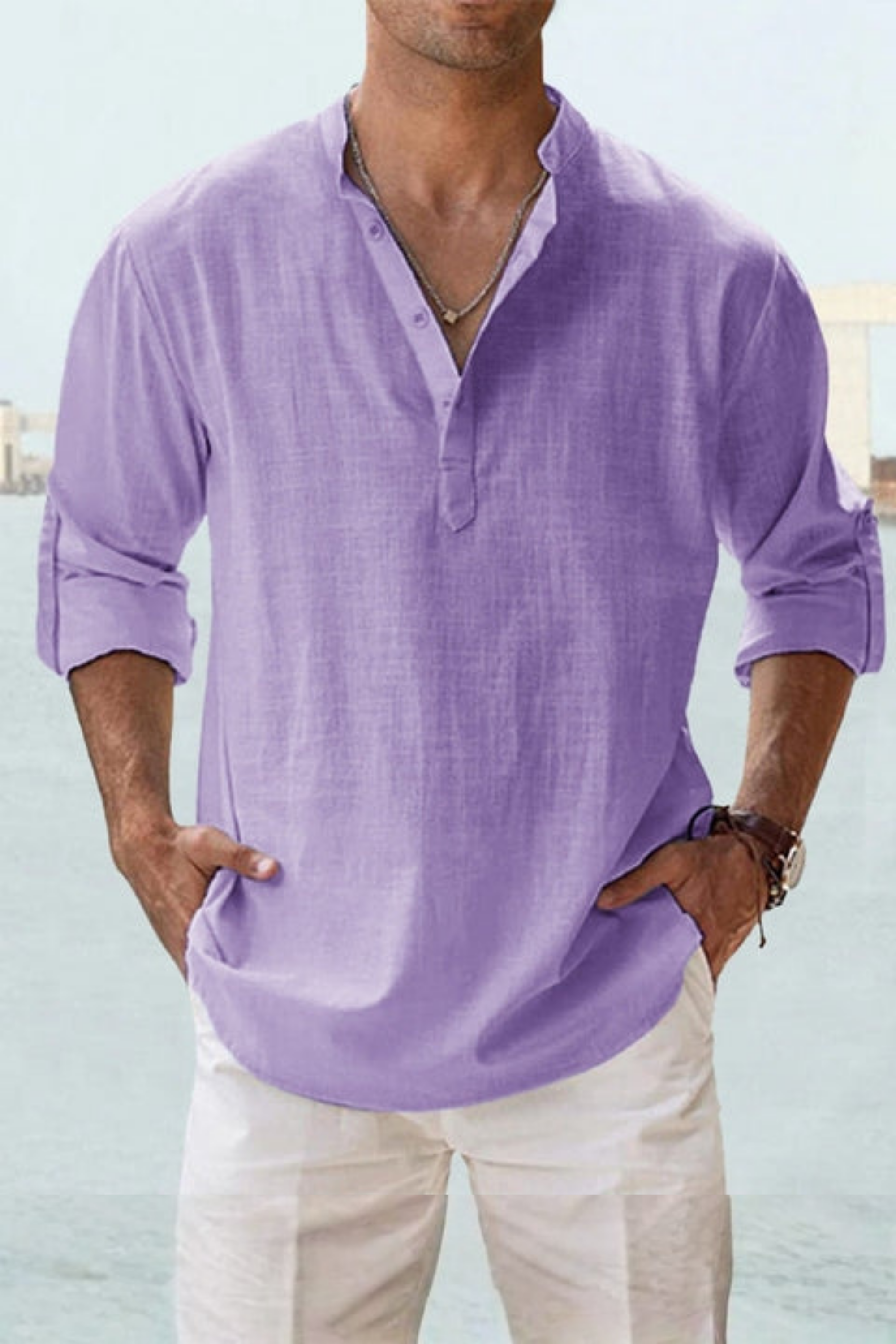 Cedrion Ligne | chemise col tunisien