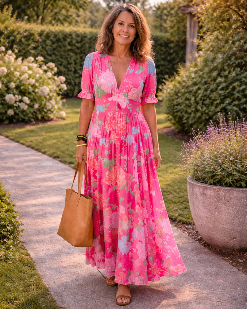 Juliette™ – Robe Fleurie Raffinée