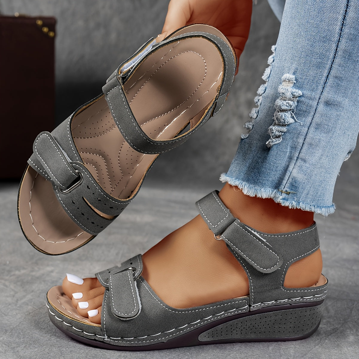 Élina™ - Sandale Orthopédique Élégante