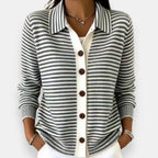Nola™ - Eleganter Streifen-Cardigan