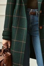 Oréliane™ - Manteau à carreaux élégant