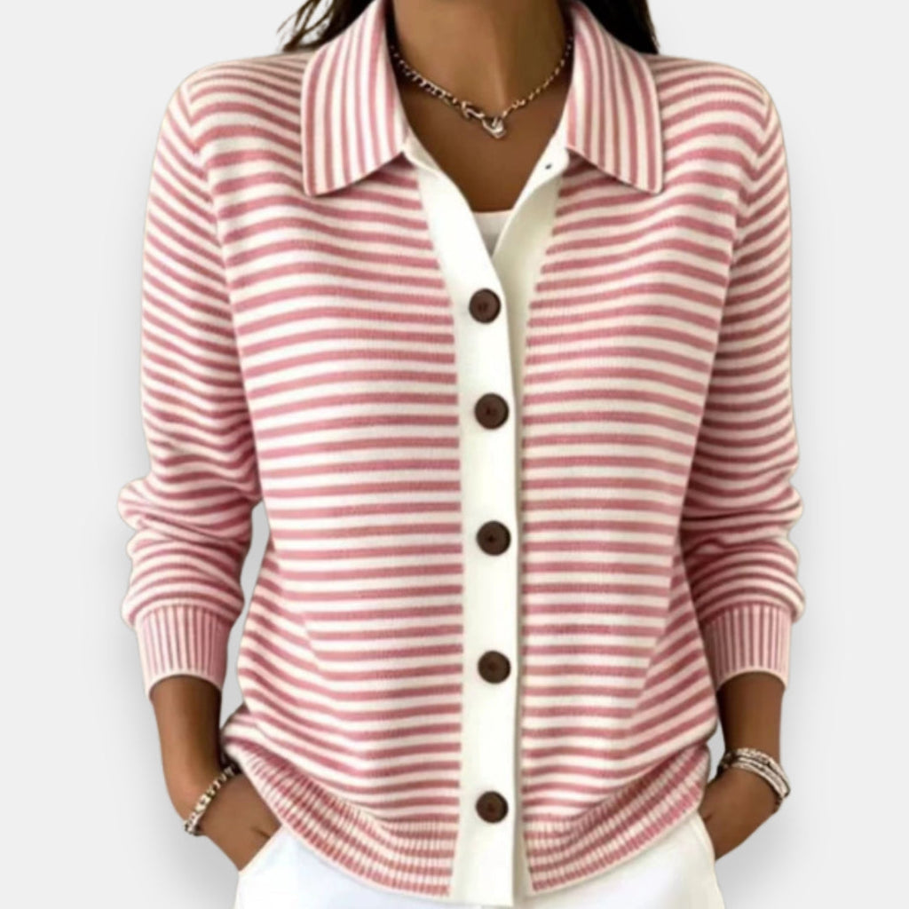 Nola™ - Eleganter Streifen-Cardigan