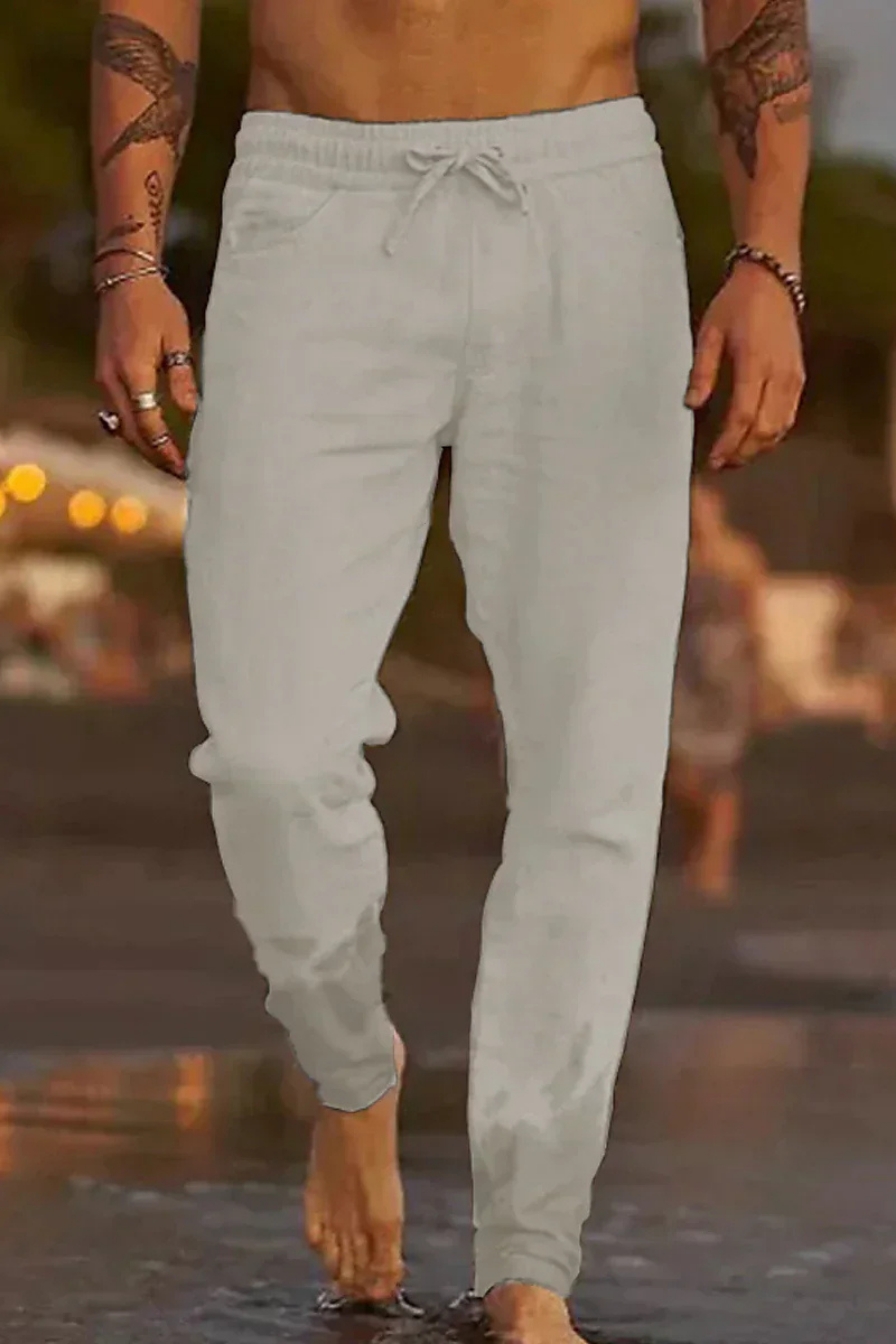Aurelion Solace | pantalon à cordon de serrage