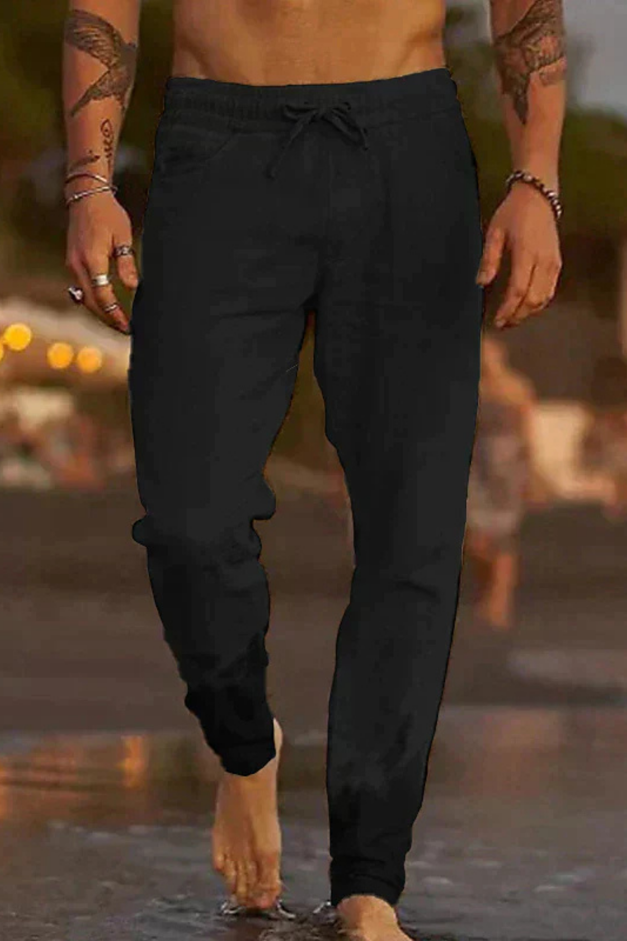 Aurelion Solace | pantalon à cordon de serrage