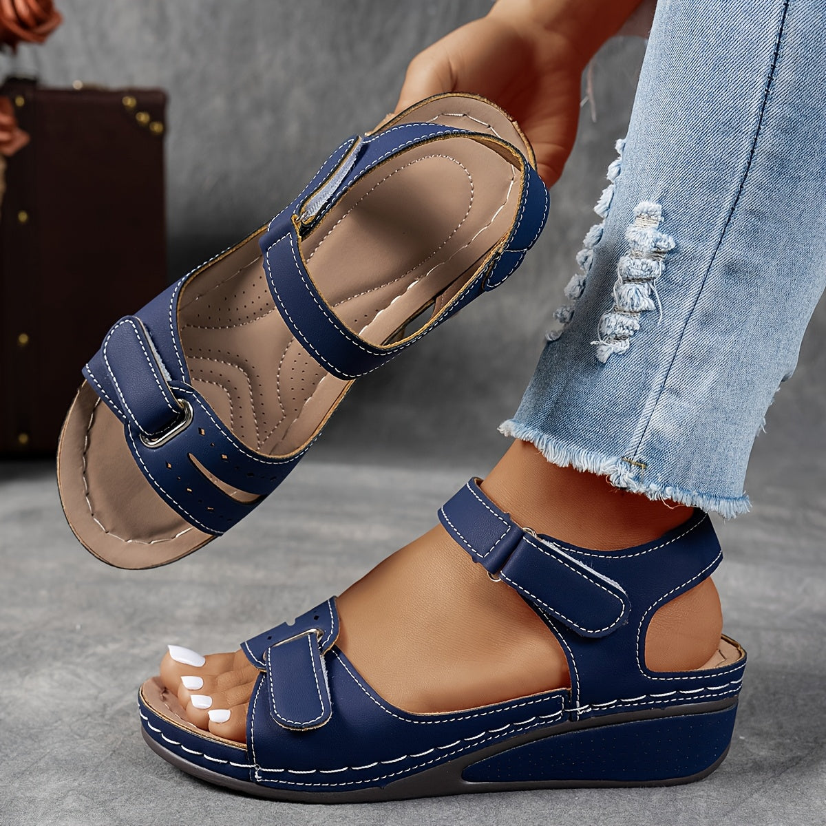Élina™ - Sandale Orthopédique Élégante
