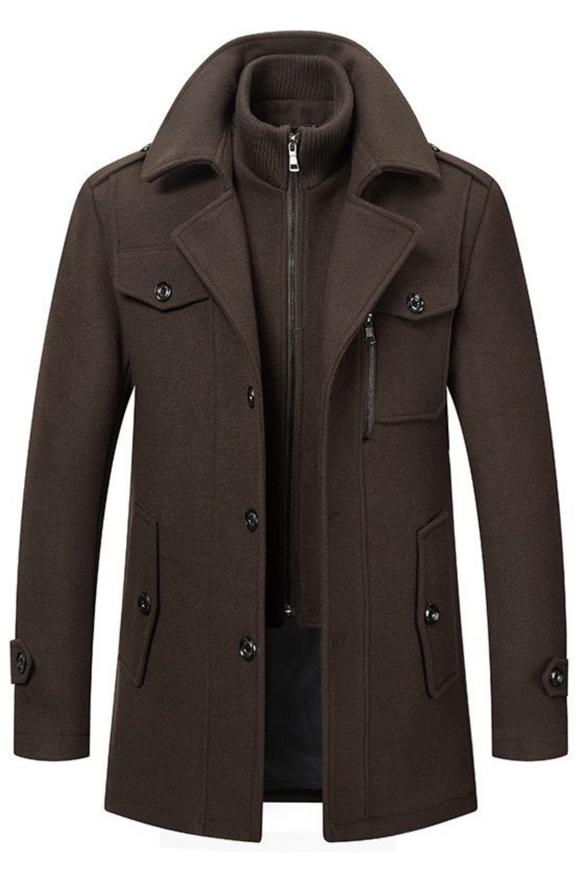 Homme Élite | Manteau deux pièces à l’autorité intemporelle