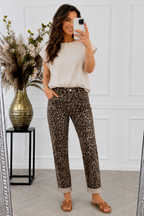 Leonie™ | Elegante Jeans mit Leopardenmuster
