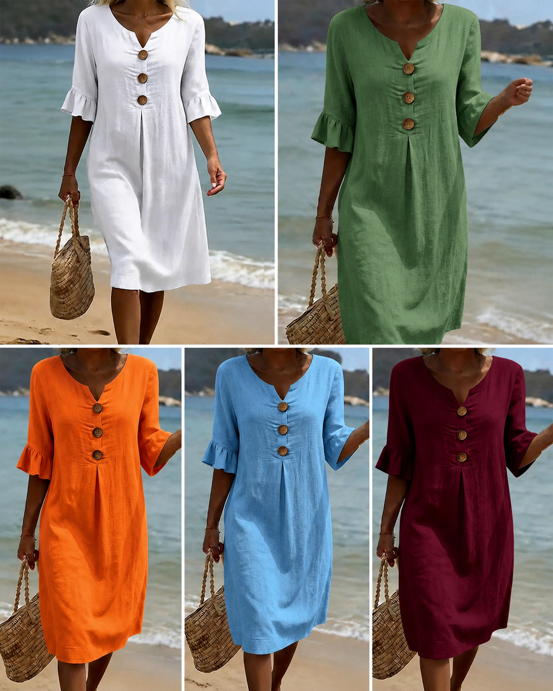 Amaya™ - Robe Fluide Féminine
