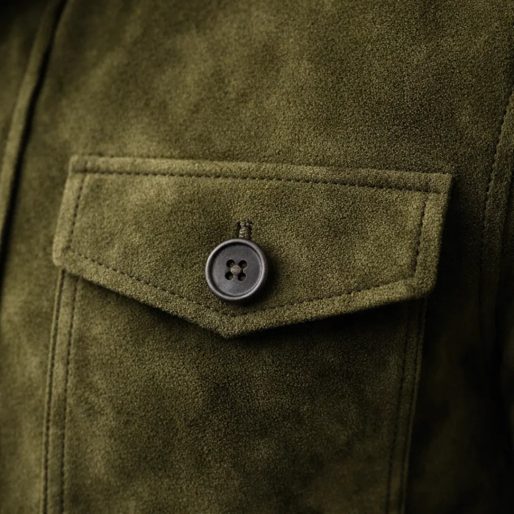 Adrien™ – Veste en daim Oltrarno