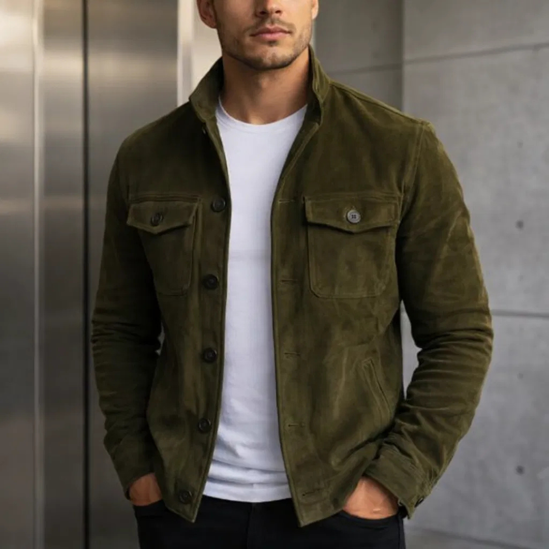Adrien™ – Veste en daim Oltrarno
