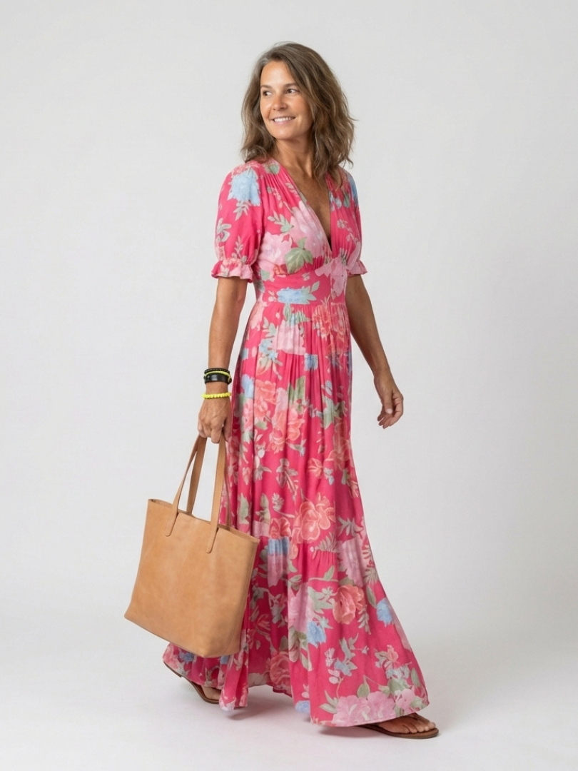 Juliette™ – Robe Fleurie Raffinée