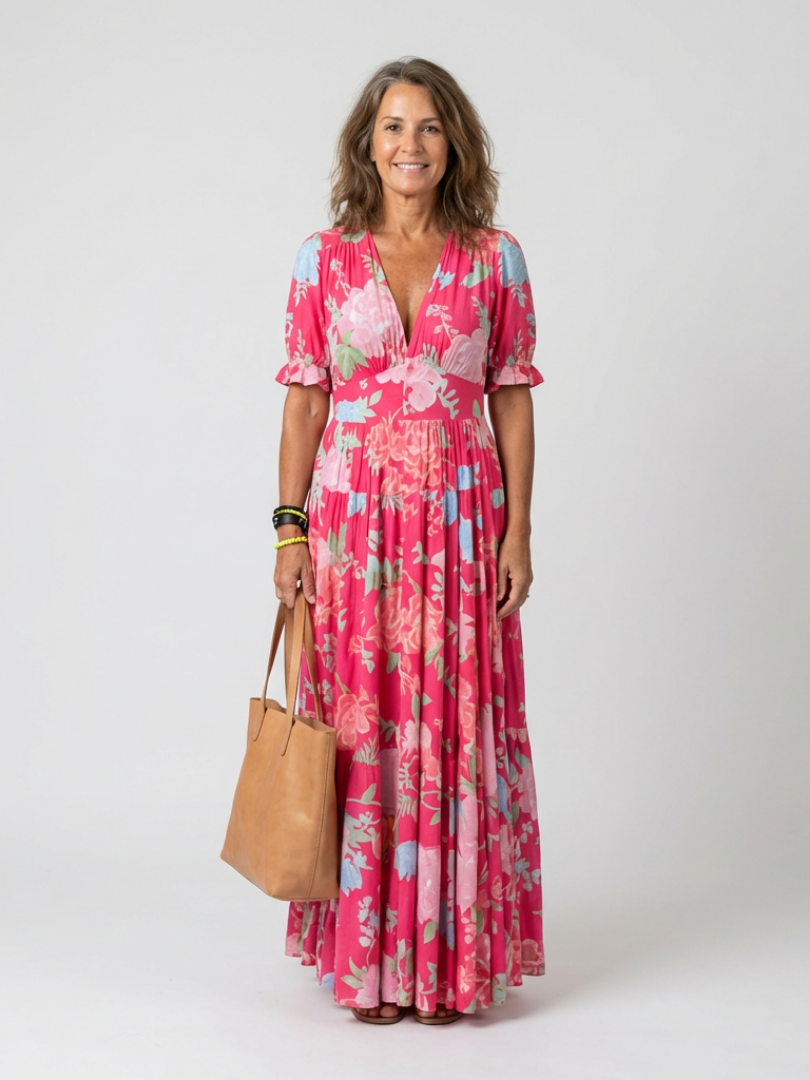 Juliette™ – Robe Fleurie Raffinée
