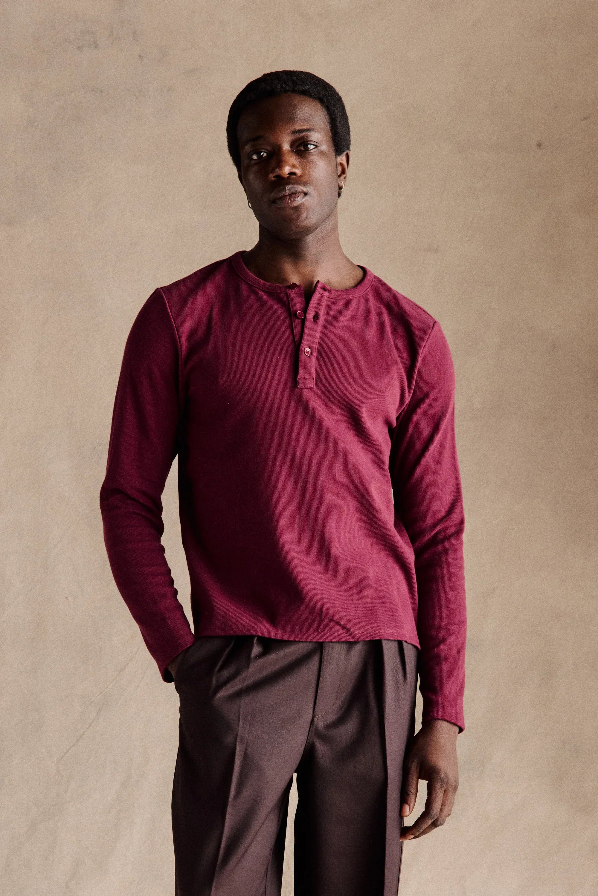 Orme Ligne | à patte de boutonnage t-shirt