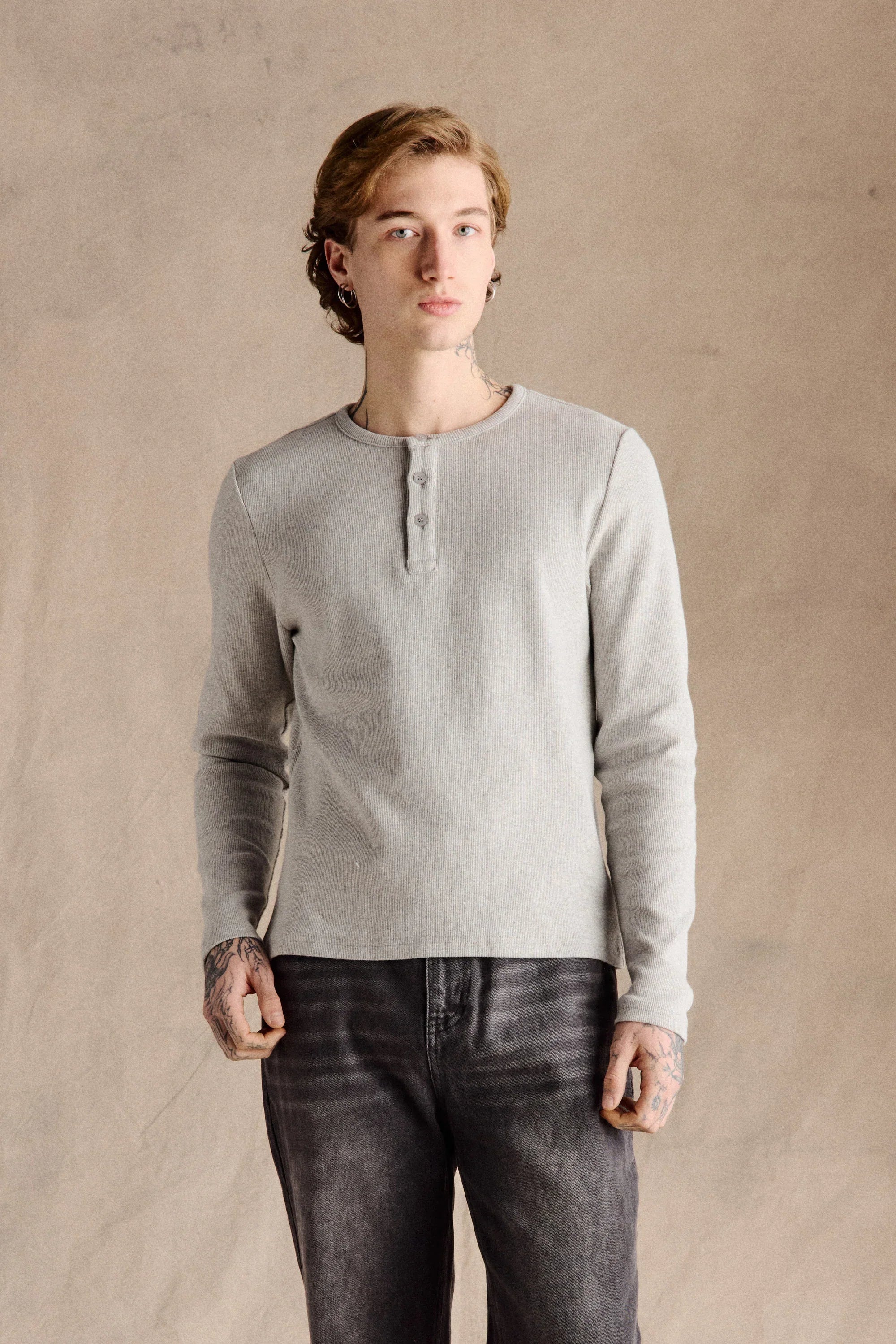Orme Ligne | à patte de boutonnage t-shirt
