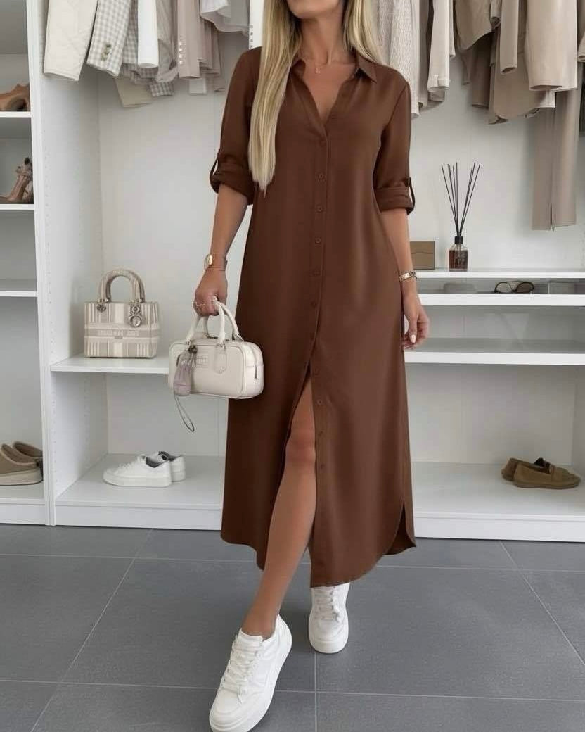 Élodie | Robe chemise oversize