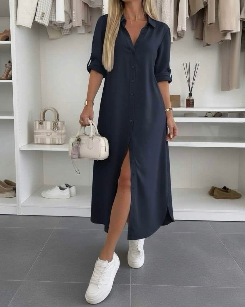 Élodie | Robe chemise oversize