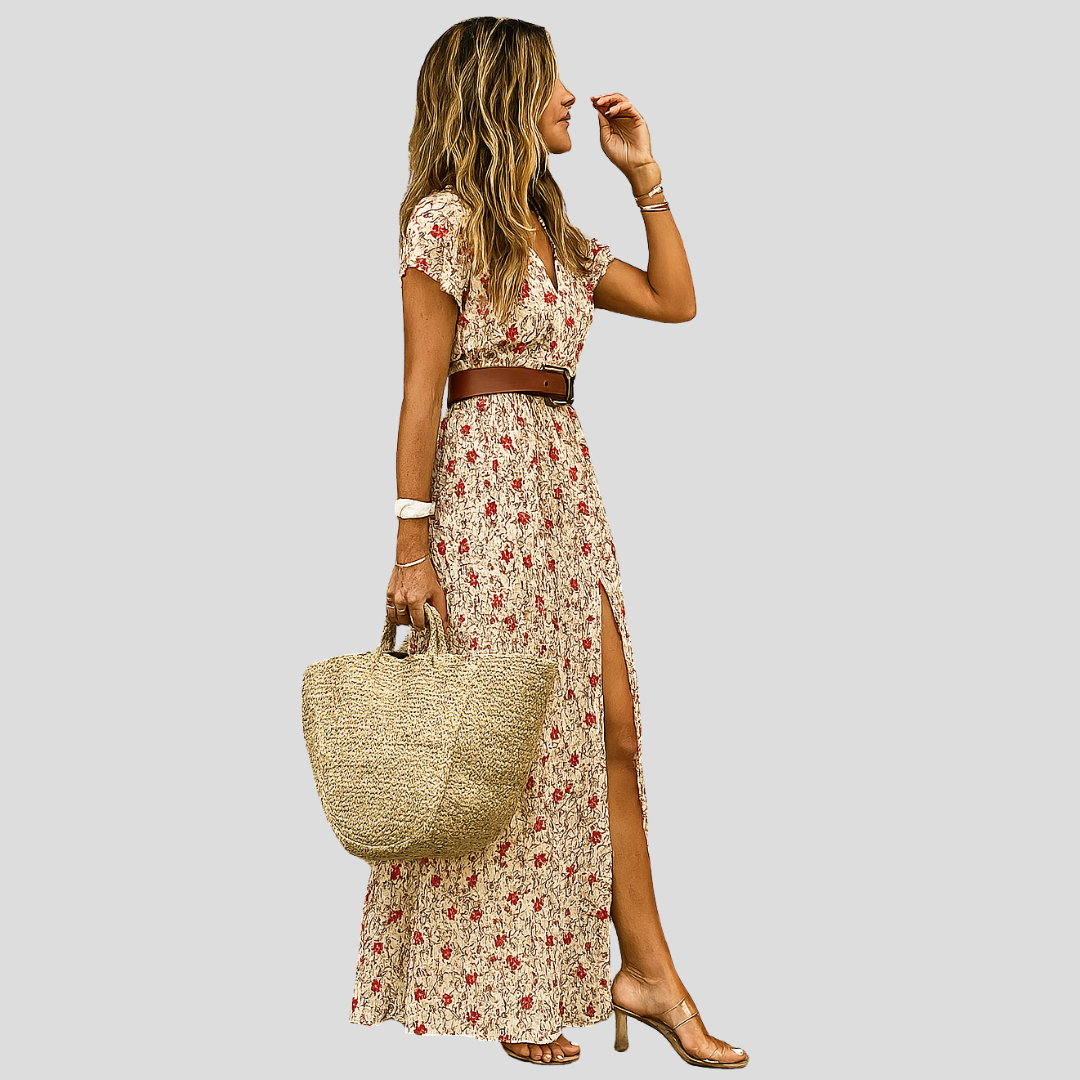Amélie™ – Robe Maxi Bohème Élégante et Aérienne