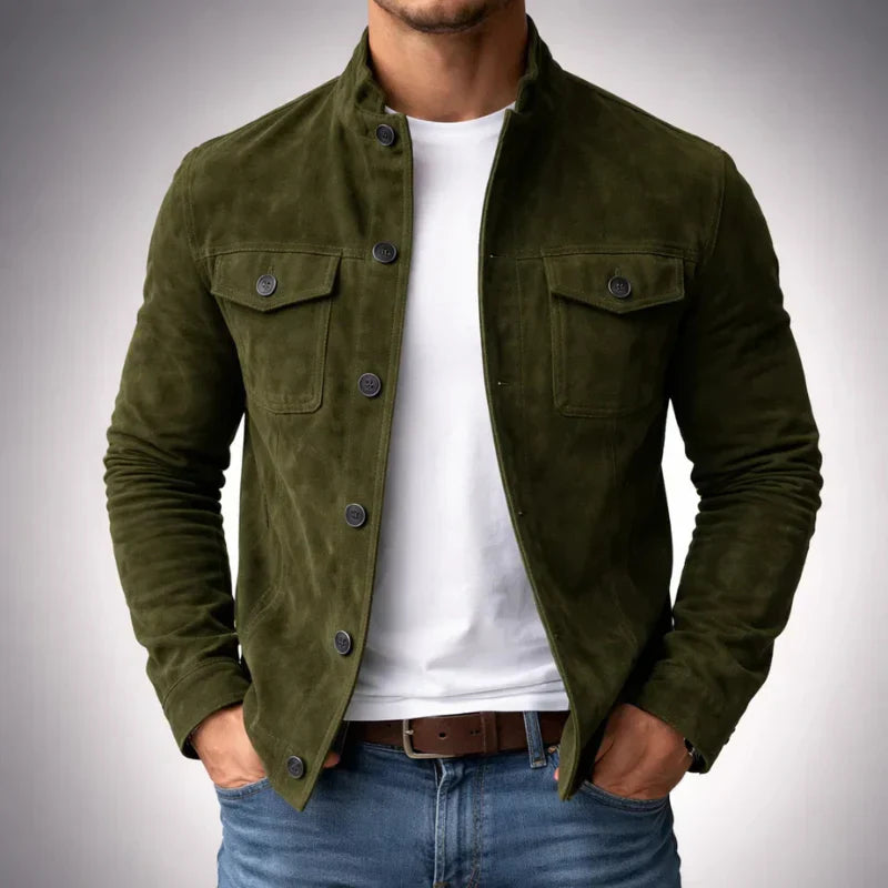 Adrien™ – Veste en daim Oltrarno