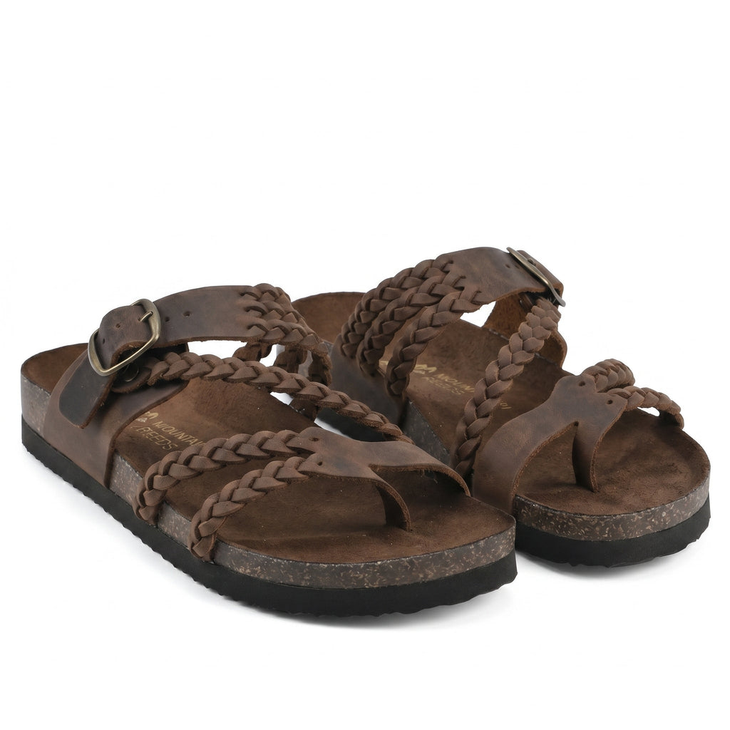 Marguerite™ – Sandales Bio Ergonomiques à Brides Tressées