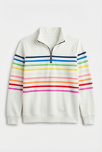 Marie | Pull en maille à rayures