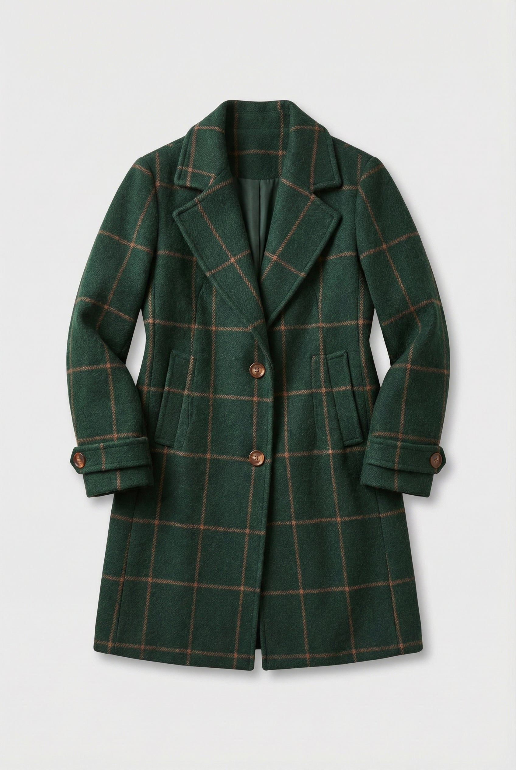 Oréliane™ - Manteau à carreaux élégant